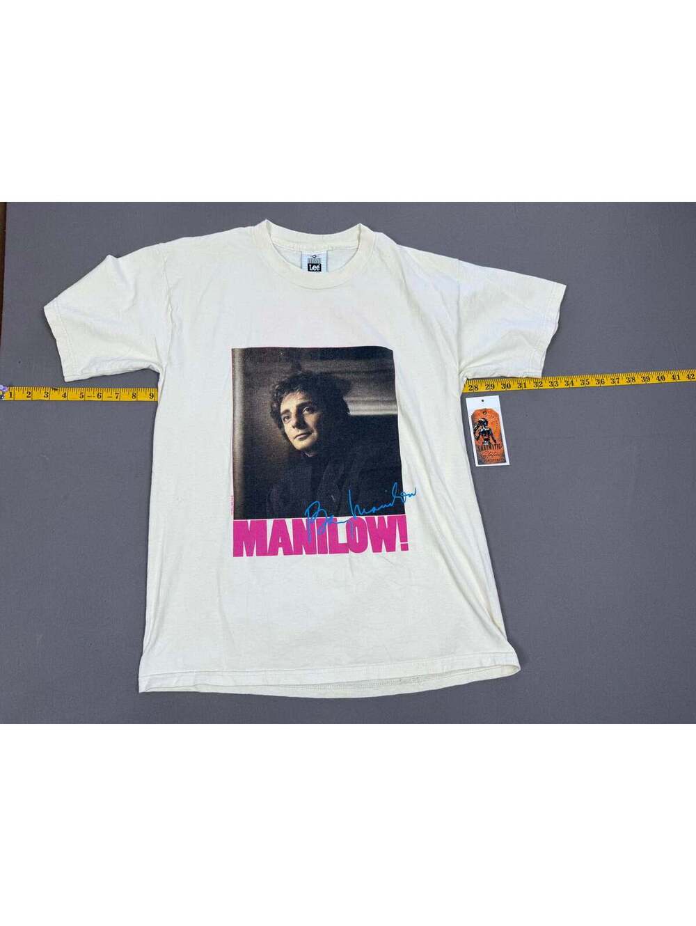 Vintage 1993 Barry Manilow Hits Tour T-Shirt